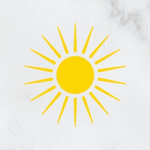 Sun Svg, Boho Sun Clipart, Digital Download, Sunshine Clipart, Yellow Sun Svg, Sun Rays Svg, Summer Svg, Sunburst Svg, Svg Cut File, png