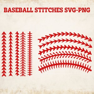 Baseball Stitches Svg, Baseball Stitches, Bundle,softball,baseball Threads, Baseball Svg Files, Digital,commercial Use,instant Download