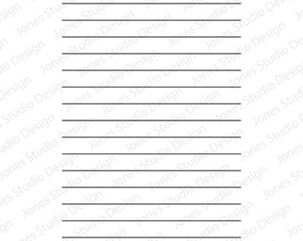 Lined Paper Svg, Printable, Lined Notebook Svg, Paper Lines Svg, School Svg, Notebook Paper Svg, Silhouette, Paper Svg, Svg Cut File