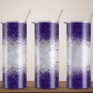 Glitter Tumbler Wrap Png, 20 oz Skinny Tumbler, Bokeh Glitter Tumbler, Sublimation Design, Digital Download, Sparkle Tumbler Design