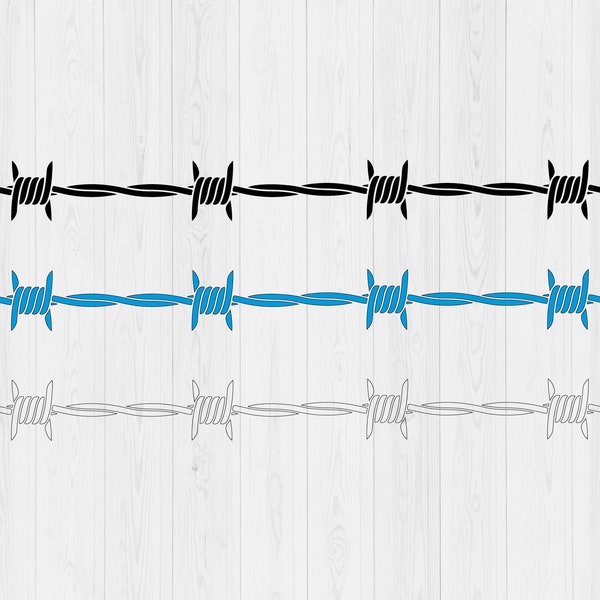 Barb Wire Svg, Printable, Barbed Wire Svg, Wire Svg, Cable Svg, Fence Svg,Silhouette,Fence wire,Digital Download, Instant Download, Svg, Png