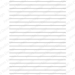 Papel rayado imprimible SVG, Png, regla universitaria de regla ancha, papel rayado de cuaderno, papel de cuaderno svg, silueta, papel svg, archivo de corte vectorial