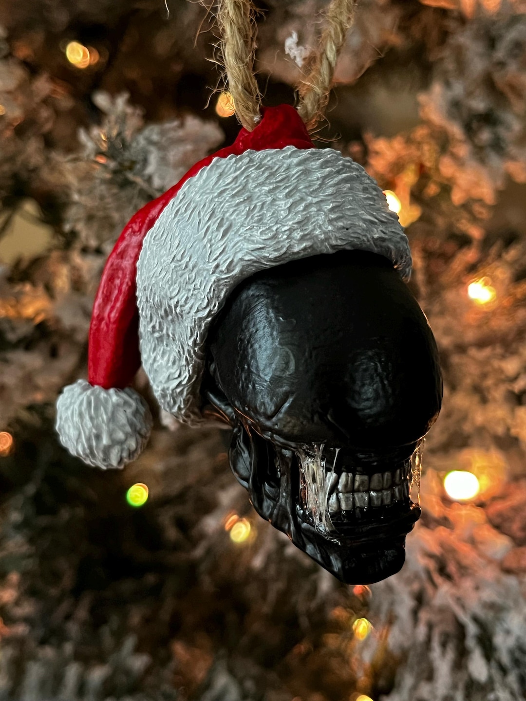 Alien Christmas Ornament Xenomorph Xmas Tree Decor Decoration (painted ...