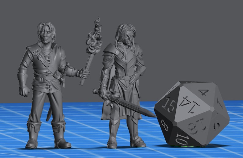 Ismark and Ireena (bundle or Single) - 32mm/28mm RPG Miniature for ...
