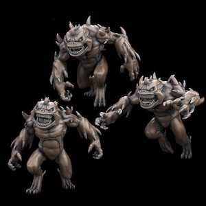 Death Slaad (individuale o in bundle) - miniatura RPG da 32 mm per wargaming, D&D, Pathfinder, ecc.,