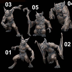 Vampire Bat Spawn / Werebat- 32mm RPG Miniature for Curse of Strahd, D&D, Pathfinder, etc.,