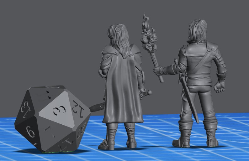Ismark and Ireena (bundle or Single) - 32mm/28mm RPG Miniature for ...