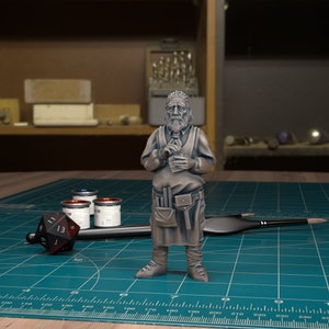 Henrik van der Voort - 32mm/28mm RPG Miniature for Curse of Strahd, D&D, Pathfinder, etc.,