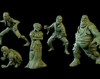 Feral Vampire Spawn / Nosferatu (Bundle or Individual) - Curse of Strahd, Ravenloft - 32mm RPG Miniatures for D&D, Pathfinder, etc.,