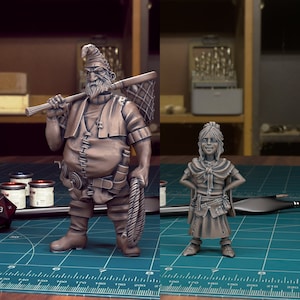 Bluto / Arabelle (Individual or Bundle) - 32mm/28mm RPG Miniature for Curse of Strahd, D&D, Pathfinder, etc.,