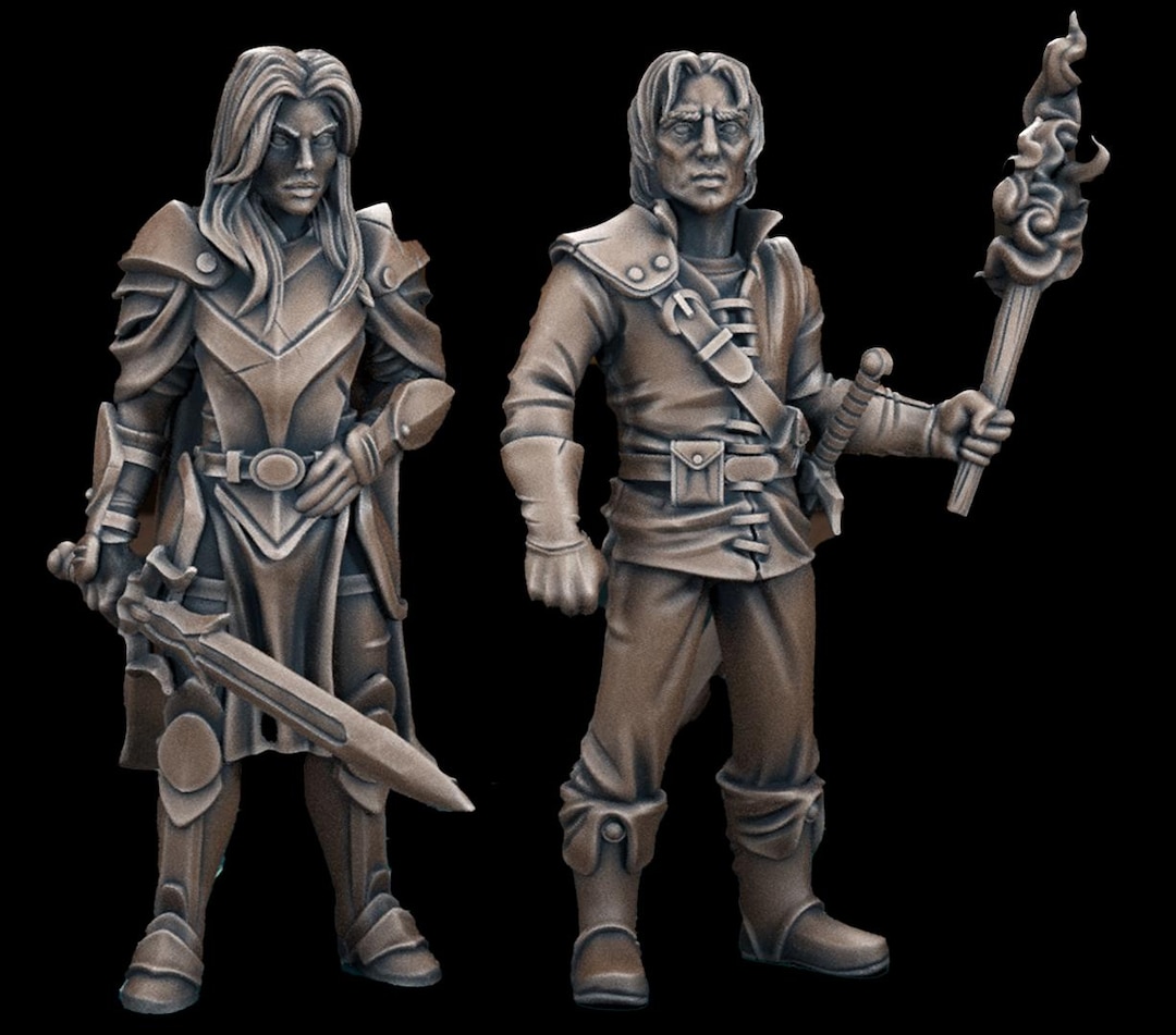 Ismark and Ireena (bundle or Single) - 32mm/28mm RPG Miniature for ...