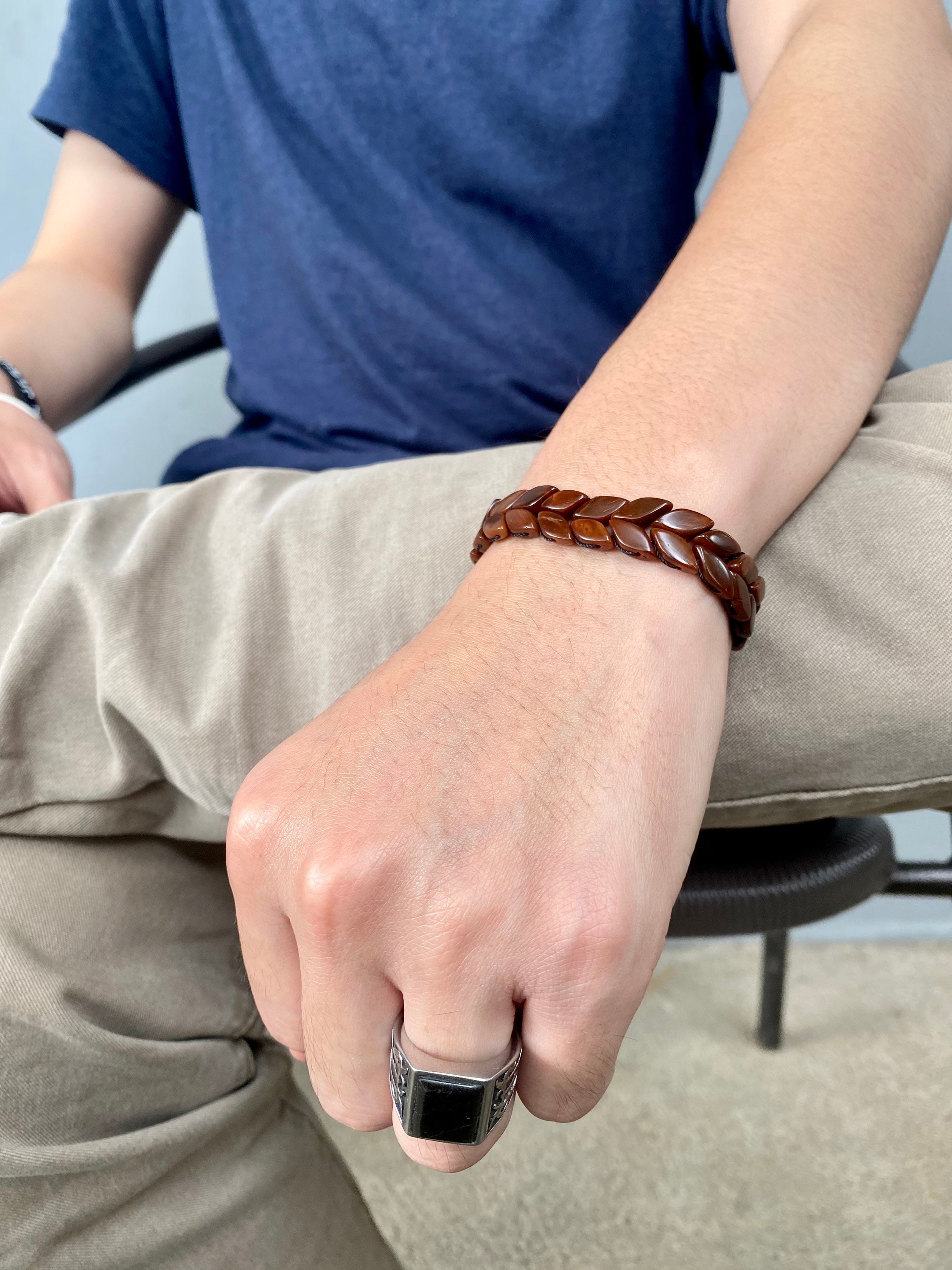 Wooden Bracelet Unique and Elegant Wooden Kokka Bracelet Handmade