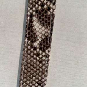 Genuine Python Snake Skin Leather Belt, Handmade Men's Belt - Etsy