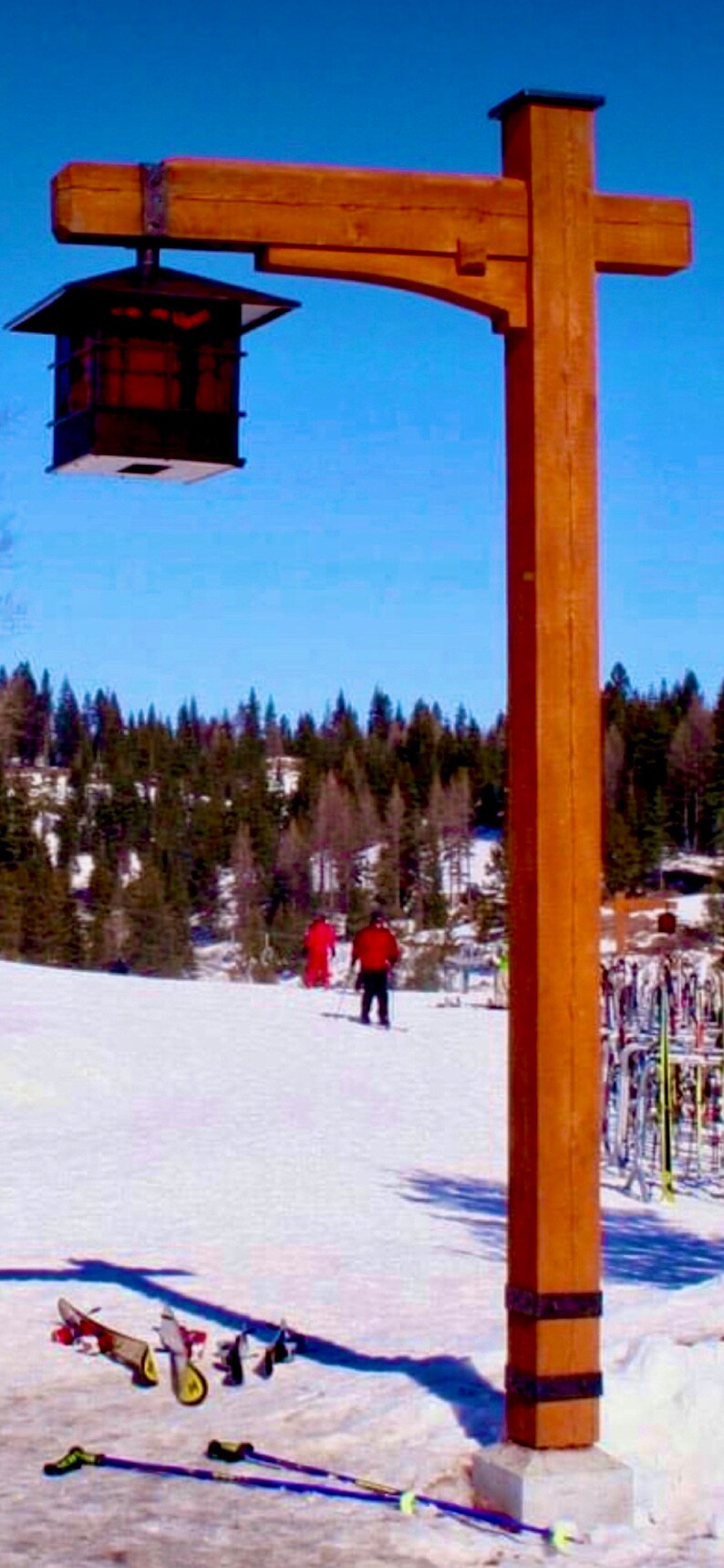 Cedar Mortise & Tenon Mailbox Post With Copper Mailbox. Etsy
