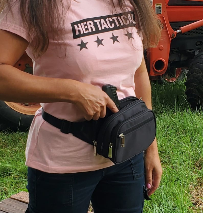 HER TACTICAL Concealed Carry Fanny Pack Gun Holster Bag for - Etsy