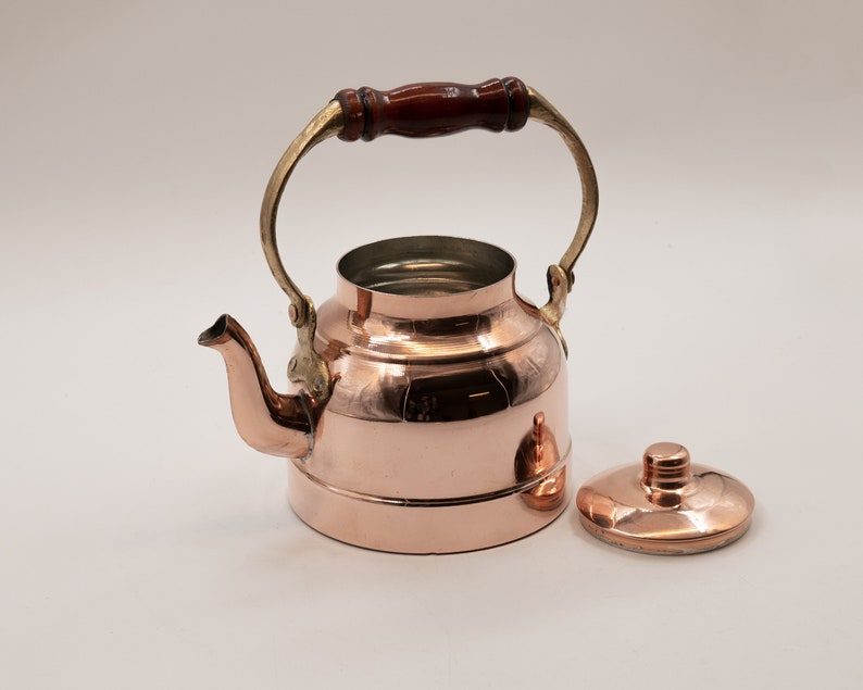 Copper Coffee Pot, Handmade Coffee Pot, Copper Pot, Mothers Day Gift, Handmade Copper Teapot image 7