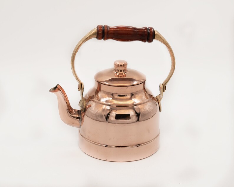 Copper Coffee Pot, Handmade Coffee Pot, Copper Pot, Mothers Day Gift, Handmade Copper Teapot image 5