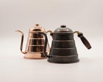 Copper Coffee Pot,Filter Coffee Brewing,Handmade Coffee Pot, Copper Pot, Mothers Day Gift, Handmade