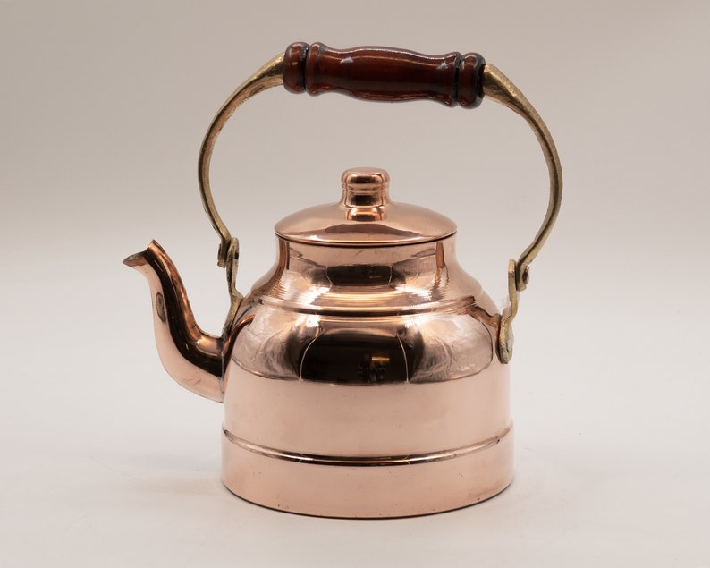 Copper Coffee Pot, Handmade Coffee Pot, Copper Pot, Mothers Day Gift, Handmade Copper Teapot image 3