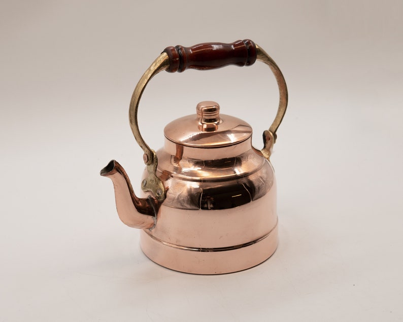 Copper Coffee Pot, Handmade Coffee Pot, Copper Pot, Mothers Day Gift, Handmade Copper Teapot image 6