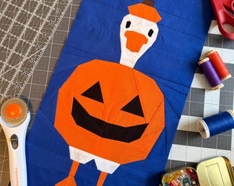 FPP Pattern - Spooky Goose Party Pumpkin 9x18