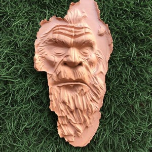 Bigfoot Tree Carving Face Only