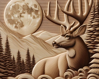 Buck 3d stl for CNC