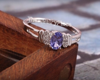 Fine Blue Tanzanite, Natural Tanzanite Ring, Oval tanzanite Ring , 925 Sterling Silver Ring, December Birthstone, Promise Ring, Jewelry