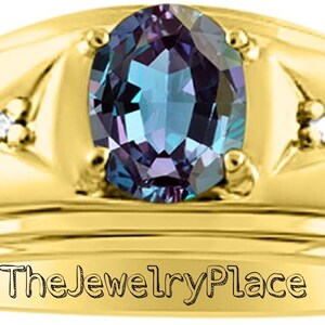 Wedding Alexandrite Ring, 24k Gold Vermeil, Engagement Ring, Promise Ring, June Birthstone Ring, Anniversary Gift for Her