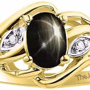vintage Star Sapphire Ring Wedding Star Ring Promise Ring Sapphire Ring Lindy Star Bijoux Bague