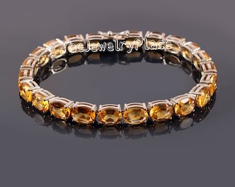Solid Silver Sultanite Bracelet-Color Changing Gemstone-Sterling Silver Bracelet-Colors Changing Bracelet- Sultanite Jewelry