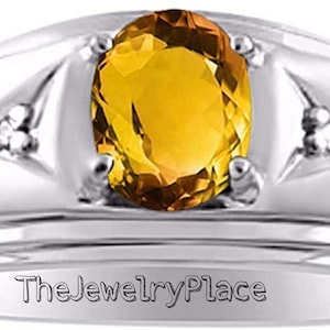 Topaz Ring-Yellow Topaz Ring-925 Sterling Silver Ring-Natural Golden Topaz Ring-Oval Cut Topaz Ring-November Birthstone Ring