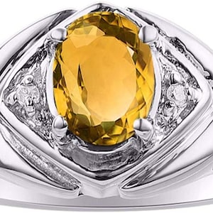 Beautiful Topaz Ring-Yellow Topaz Ring-14k Gold Plated Ring-Natural Golden Topaz Ring-Oval Cut Topaz Ring-November Birthstone Ring