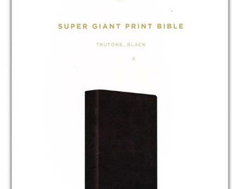 SUPER GIANT ESV Holy Bible [Black]