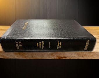 SUPER GIANT Print KJV Reference Bible, Red Letter with Color Maps