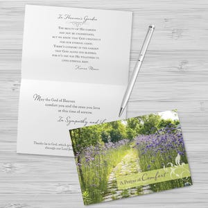 SCRIPTURE GREETING CARDS: &quot;Pathways&quot; Sympathy Cards, Box of 12