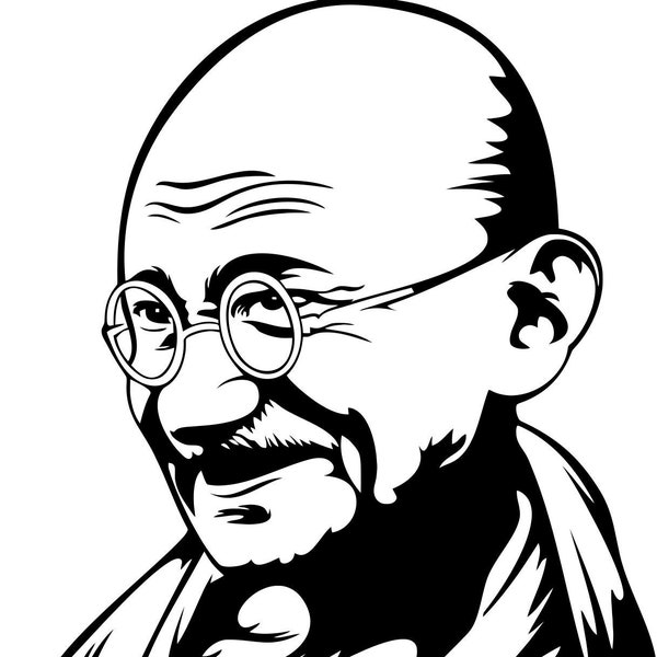 Mahatma Gandhi SVG