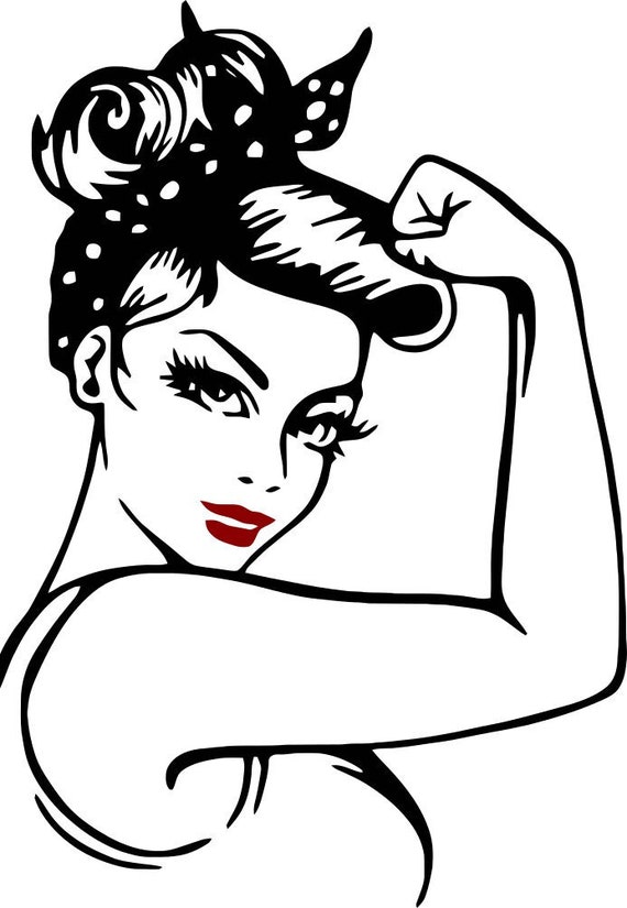 Rosie the Riveter SVG | Etsy Ireland