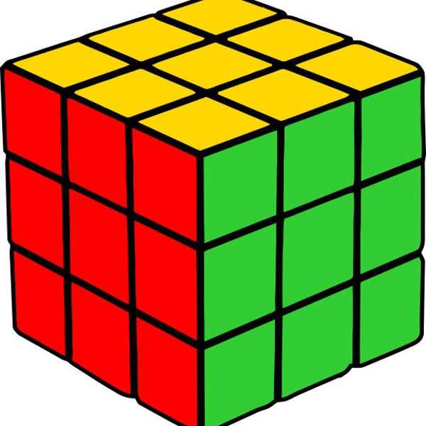 Rubiks cube SVG