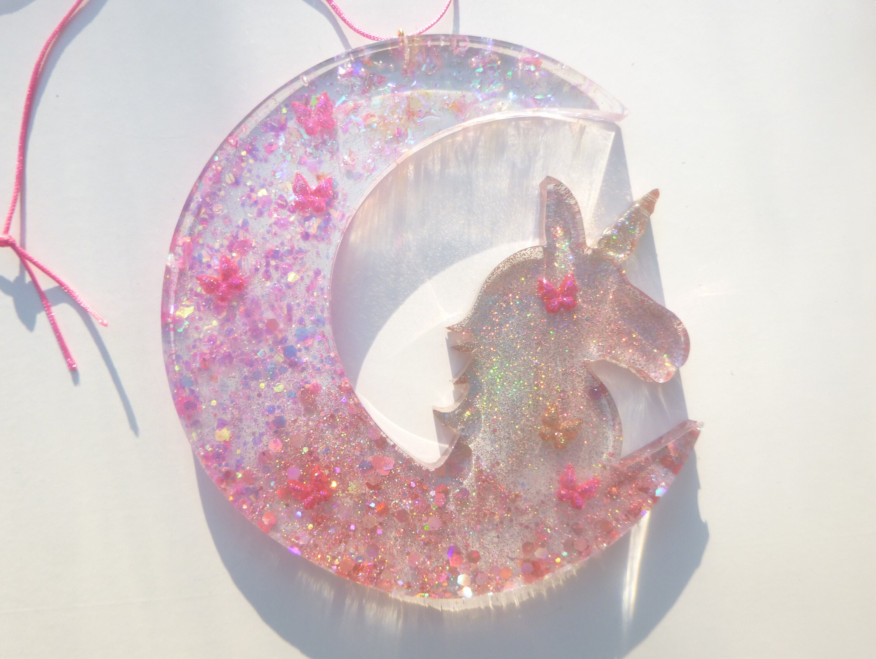 Glitter - Suspension Boule guirlande LED - D15 transparente 