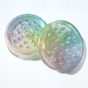 Grinder, macinino per erbe, spezie arcobaleno lucide