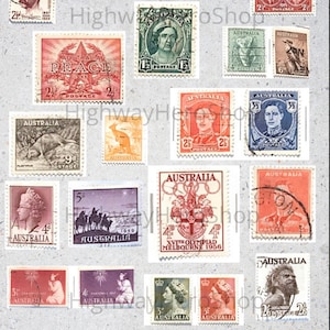 Printable Australia Stamps