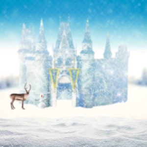 Frozen Friends und Ice Castle Digitale Kulisse