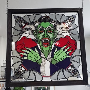 Stained Glass Count Dracula