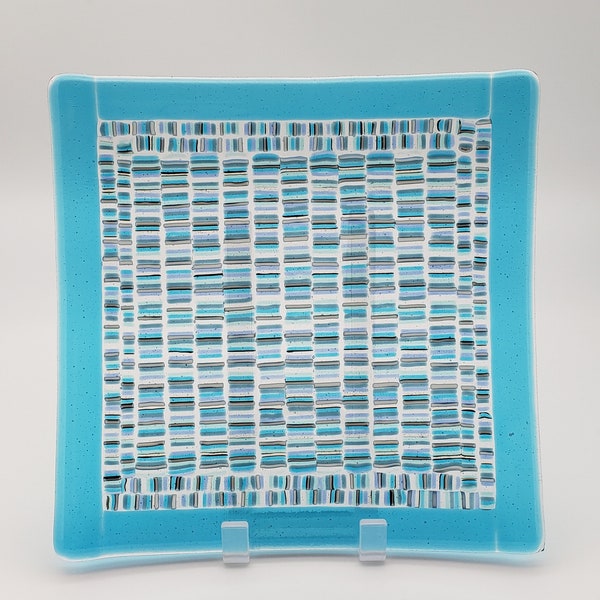 Decorative Glass Wall Plates Etsy