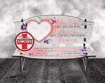 Abuelita Memorial Bench Design: Sublimation PNG (Digital ONLY)