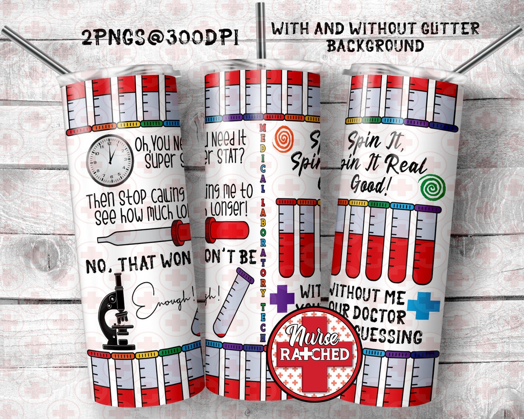 Medical Lab Tech 20oz Tumbler Sublimation Design (digital Download) - Etsy