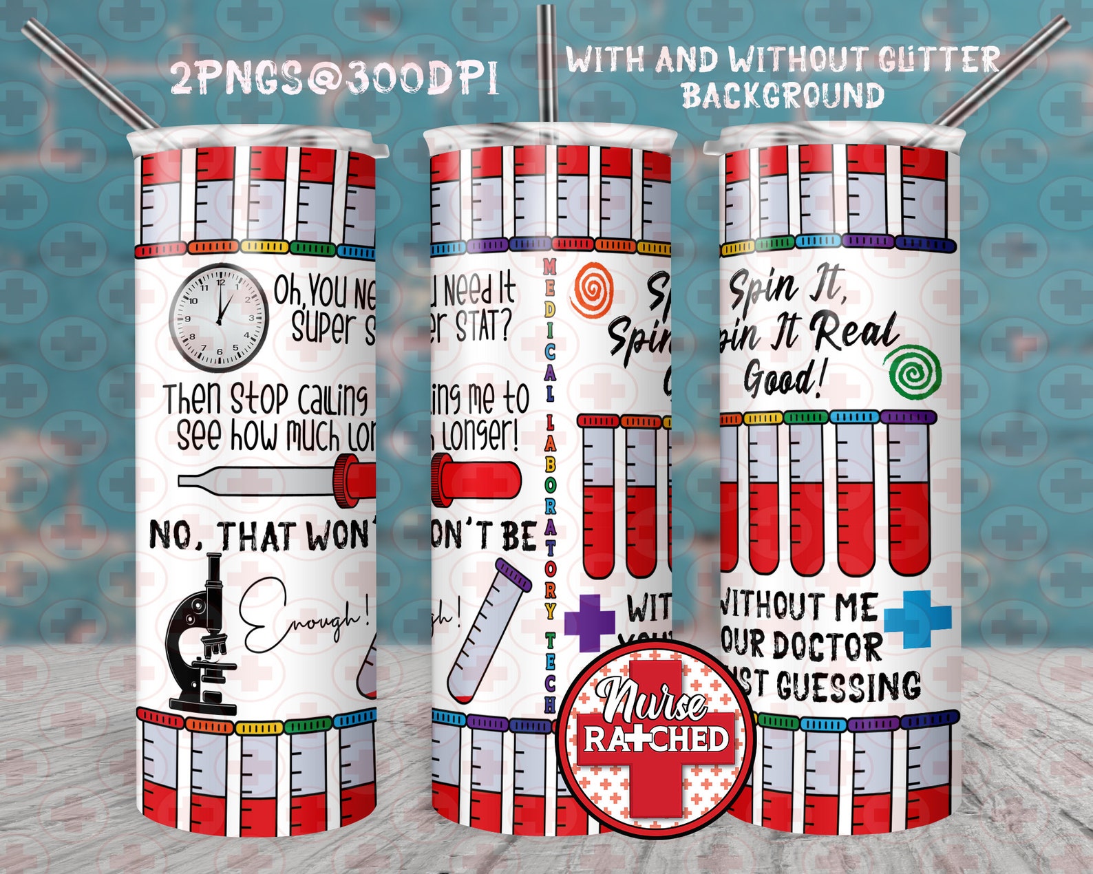 Medical Laboratory Tech Tumbler Design Lab Tech Medical Etsy