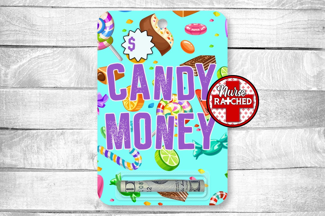 Candy Money, Candy, Money Card, Money Holder PNG, Money Card Design