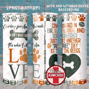 Veterinarian Wrap, Vet PNG, Veterinarian Tumbler Wrap, Vet Wrap, 20oz Tumbler Sublimation Design, Digital Download, PNG image 4